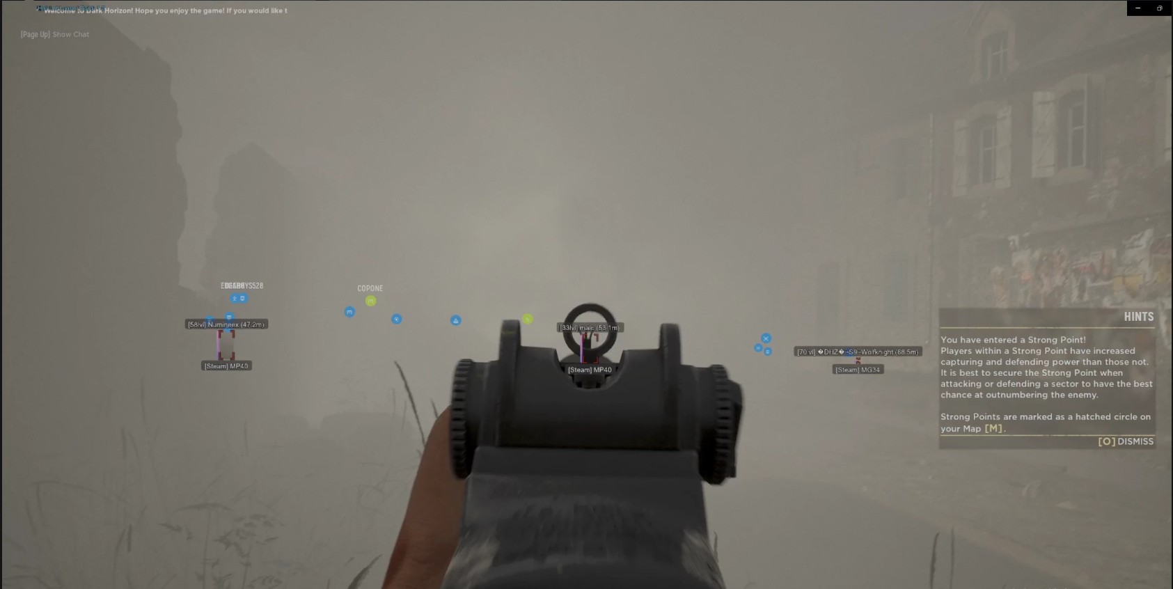 Hell Let Loose: Vietnam ESP tags visible on enemies inside heavy fog